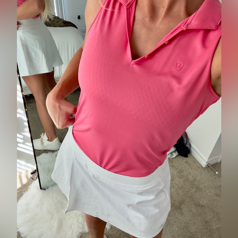 Women’s Pink Athletic Golf/Tennis Sleeveless Tank Top Size Small